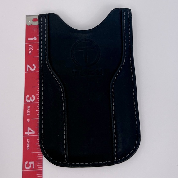 TUMI T-TECH, LARIAT GUSSETED CARD CASE, LEATHER, BROWN COLOR - Picture 7 of 8